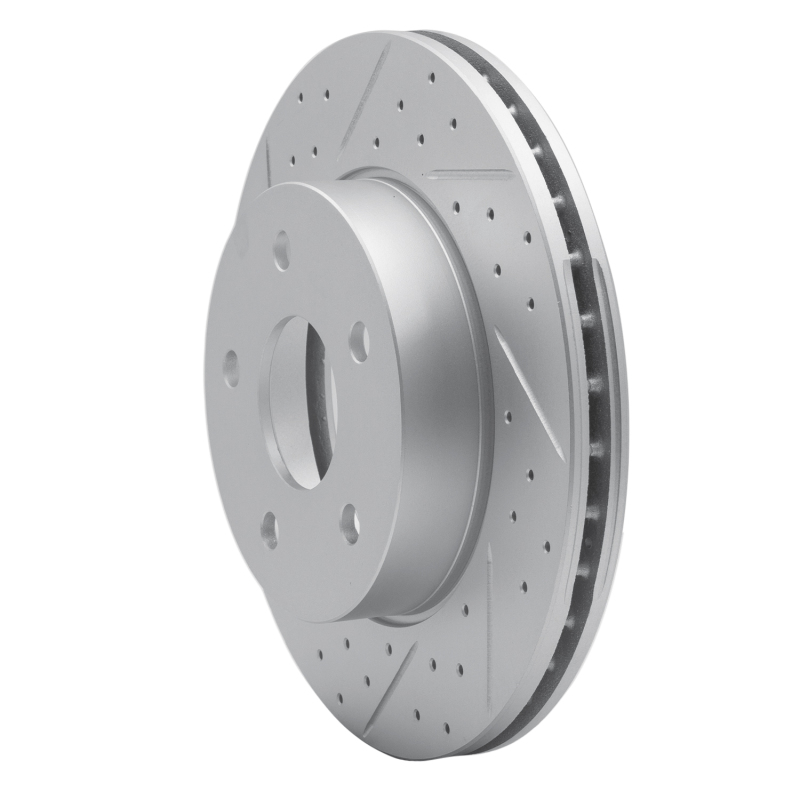 Jeep Grand Cherokee Brake Rotor (1) - Front Left - DFC - Geoperformance Drilled & Slotted - `99-`04
