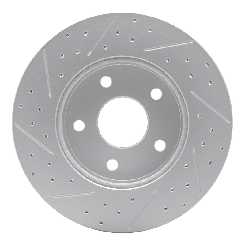 Jeep Grand Cherokee Brake Rotor (1) - Front Right - DFC - Drilled & Slotted Geoperformance - `99-`04