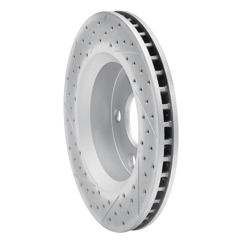 Jeep Wrangler Brake Rotor (1) - Front Right - DFC - Geoperformance Drilled & Slotted - `07-`18