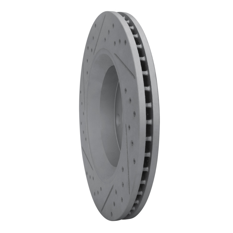 Jeep Wrangler Brake Rotor (1) - Front Right - DFC - Geoperformance, Drilled & Slotted - `12-`18