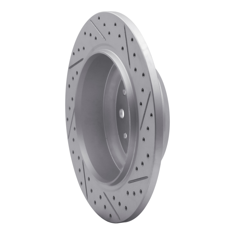 Jeep Wrangler Brake Rotor (1) - Rear Left - DFC - Drilled & Slotted Geoperformance - `18-`25