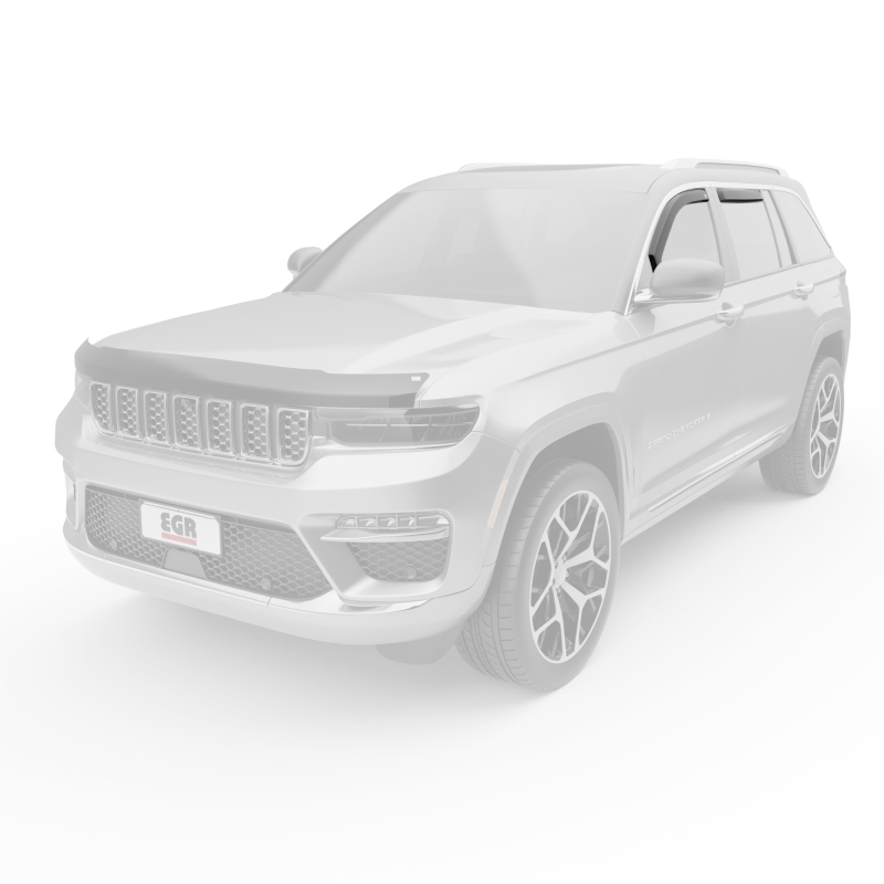 Jeep Grand Cherokee Wind Deflectors - EGR - In-channel - Smoke - `22-`25