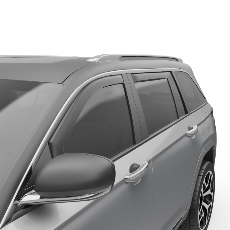 Jeep Grand Cherokee Wind Deflectors - EGR - In-channel - Matte Black - `22-`25 Jeep Grand Cherokee Wind Deflectors - EGR - In-channel - Matte Black - `22-`25