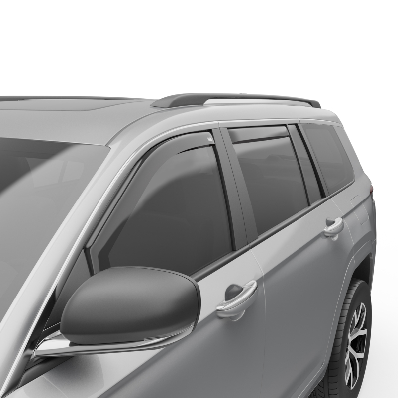 Jeep Grand Cherokee L Wind Deflectors - EGR - In-channel - Matte Black - `21-`25 Jeep Grand Cherokee L Wind Deflectors - EGR - In-channel - Matte Black - `21-`25