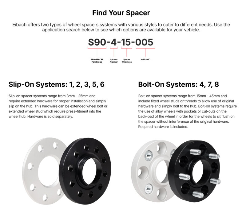 Jeep Grand Cherokee Limited X Wheel Spacer - Eibach - Pro-Spacer 20mm - `11-`21