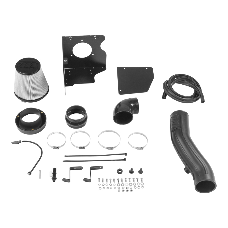 Jeep Wrangler JL Performance Air Intake - Flowmaster - Delta Force - Black - `18-`26