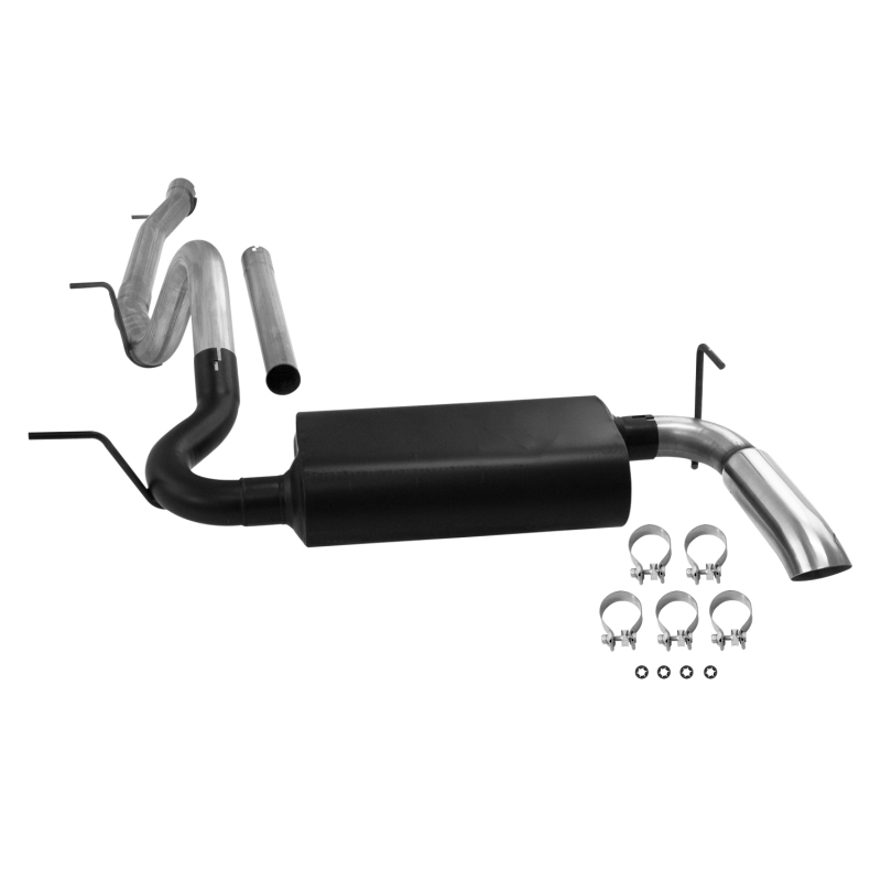 Jeep Wrangler JK Performance Exhaust - Rear - Flowmaster - Force II Super 50 Series - `07-`18