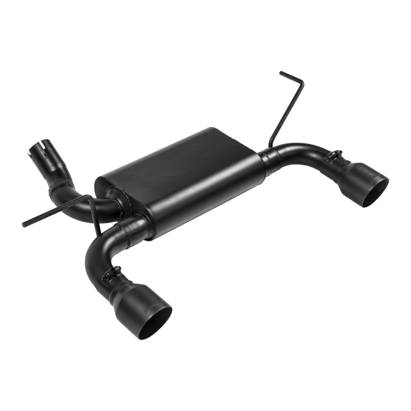 Jeep Wrangler JK Performance Exhaust - Rear - Flowmaster - Force II Axle-Back with 80 Series Cross-flow Muffler - Black - `12-`18