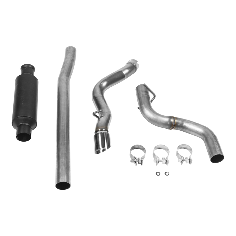 Jeep Wrangler JL Unlimited Performance Exhaust - Rear - Flowmaster - Outlaw Cat-Back - Polished - `18-`26
