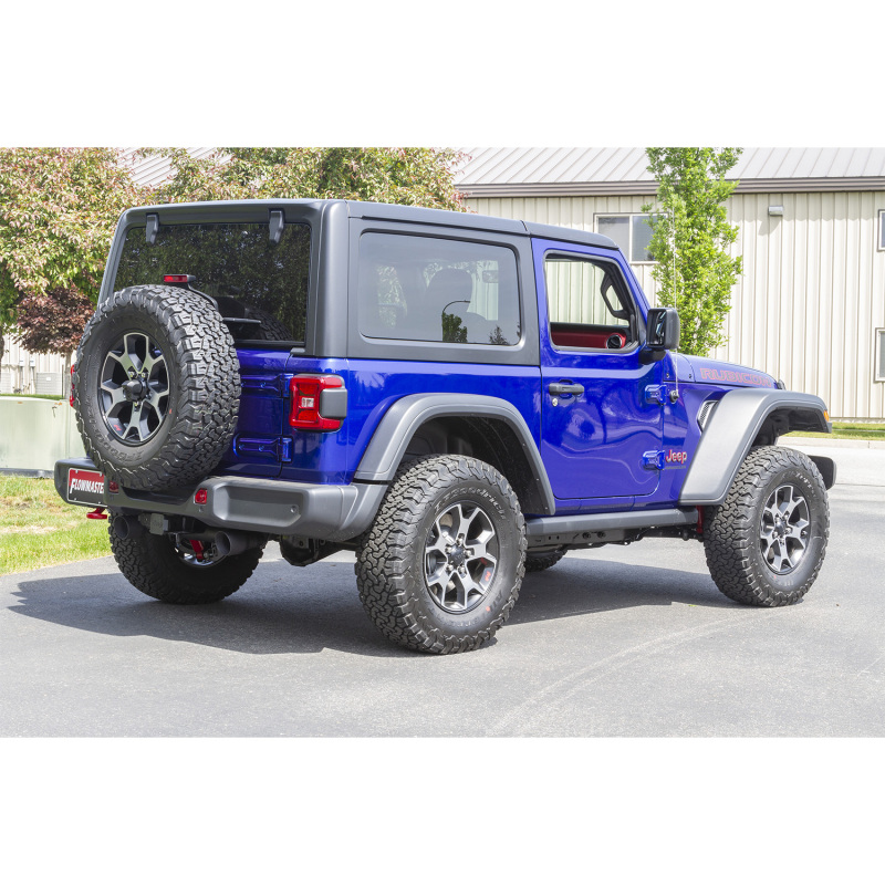 Jeep Wrangler JL Performance Exhaust - Flowmaster - Outlaw Cat-Back - Black - `18-`26