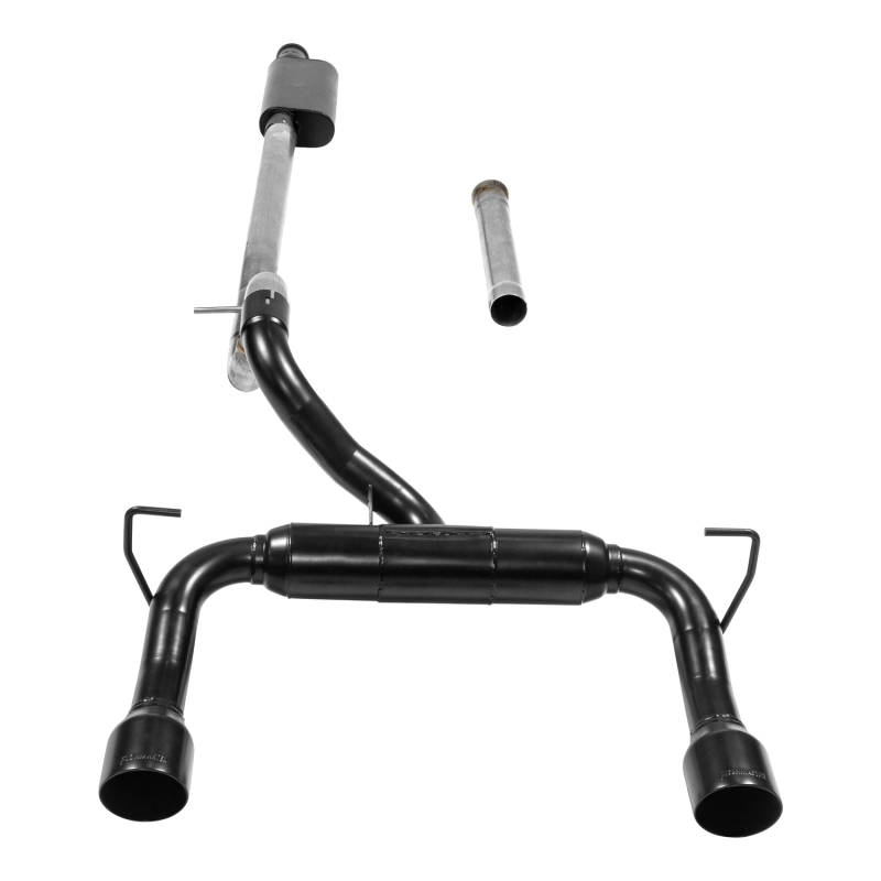 Jeep Wrangler JL Sahara Performance Exhaust - Flowmaster - Outlaw Cat-Back - Black - `20-`23