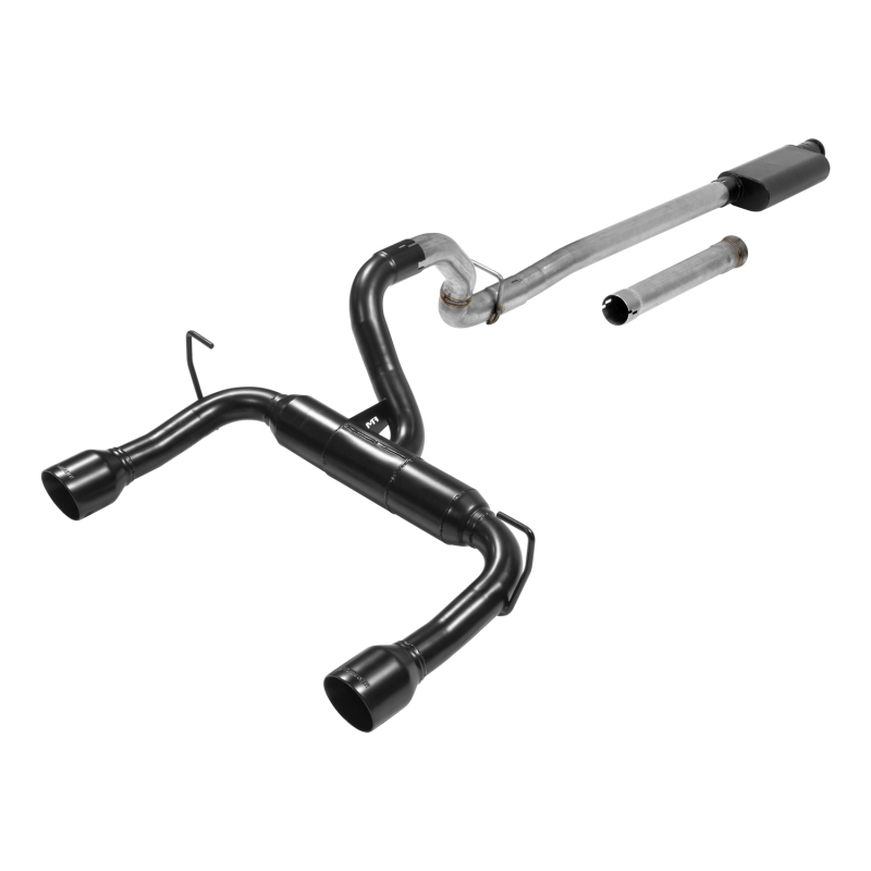 Jeep Wrangler JL Sahara Performance Exhaust - Flowmaster - Outlaw Cat-Back - Black - `20-`23
