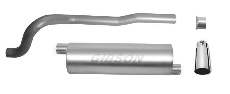 Jeep Cherokee Classic Performance Exhaust - Rear - Gibson - Cat-Back Single - Stainless - `00-`01