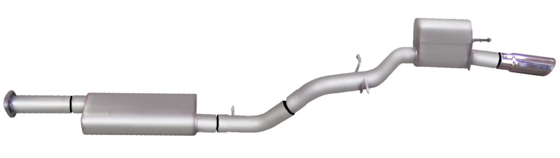 Jeep Commander Performance Exhaust - Single Rear Exit - Gibson - Cat Back - Stainless - `06-`10