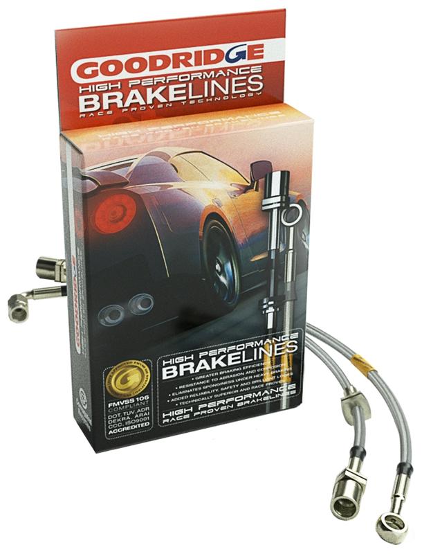 Jeep JK Brake Line Kit - Front + Rear - Goodridge - G-Stop SS Braided - `07-`11