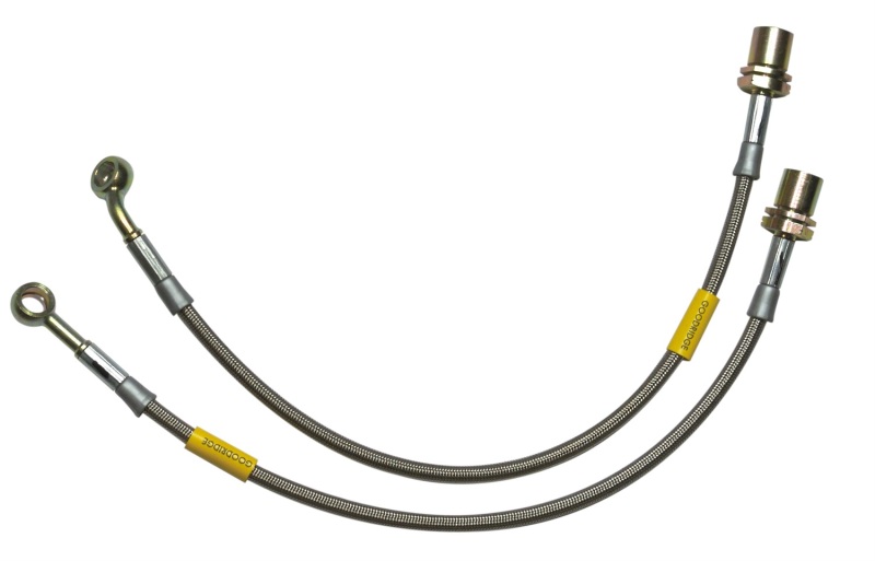 Jeep Liberty Brake Line Kit - Goodridge - G-STOP SS Braided, 2-inch Extended - `02-`07