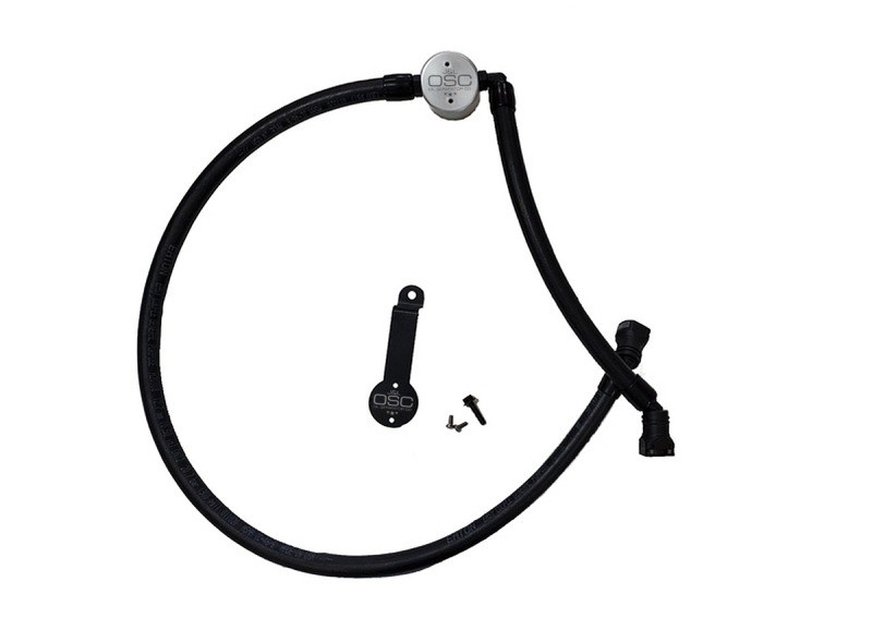 Jeep Wrangler JL Oil Separator - Driver Side - J&L - 3.0 - Clear Anodized - `18-`25