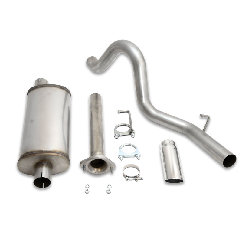 Jeep Wrangler Performance Exhaust - Single Rear Exit - JBA - Cat Back - `04-`06