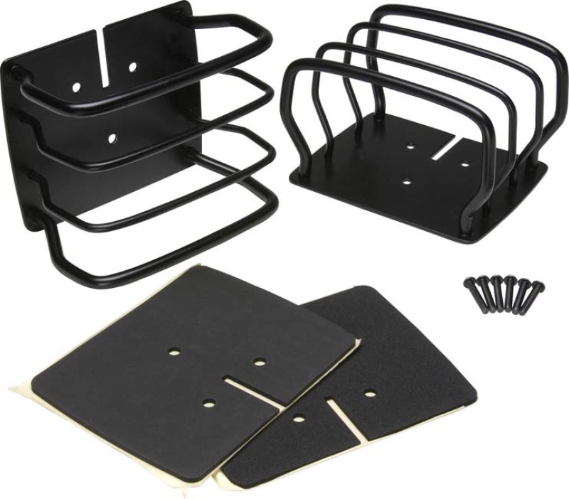 Jeep CJ/Wrangler YJ/TJ Tail Light Guard - Kentrol - Powdercoat Black - `76-`06