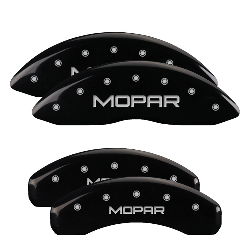Jeep Grand Caliper Covers - Front + Rear - MGP - MOPAR - Black - `05-`10