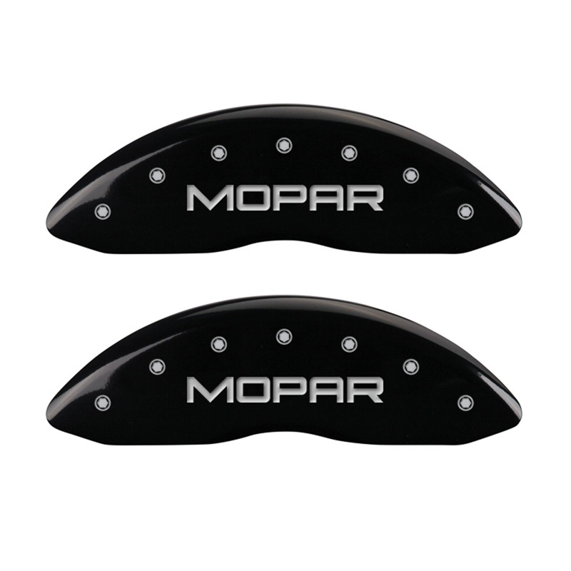 Jeep Compass Caliper Covers - Front - MGP - Engraved Front MOPAR - Black - `08-`19