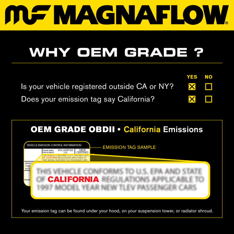 Jeep Liberty Catalytic Converter - Magnaflow - Direct-Fit - `05-`07