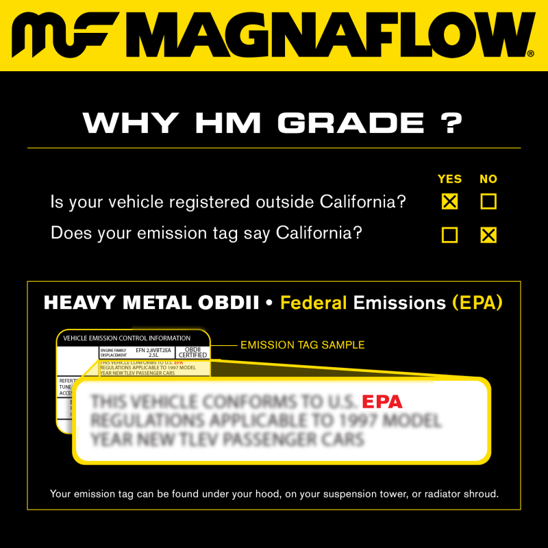 Jeep Liberty Catalytic Converter - Magnaflow - Direct-Fit - `02-`03