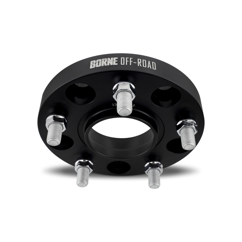 Jeep Wrangler JK Wheel Spacers - Mishimoto - 5x127, 71.6CB, 1/2-20 Thread - Black - `07-`18