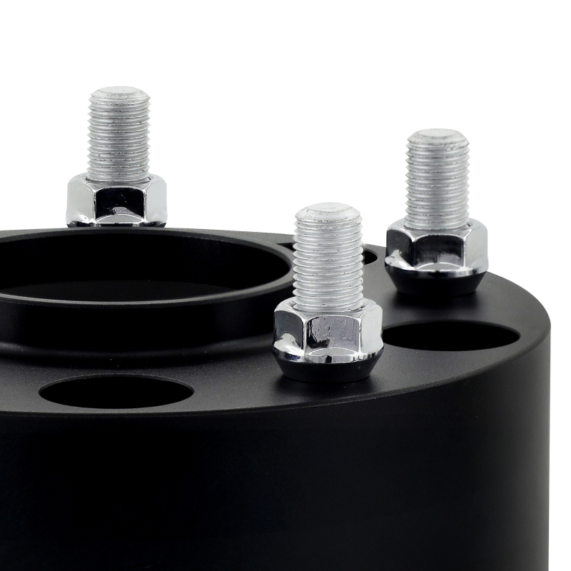 Jeep Wrangler JK Wheel Spacers - Mishimoto - 5x127 - 71.6CB - 50 - 1/2 - Forged 6061-T6 Aluminum - Black - `07-`18