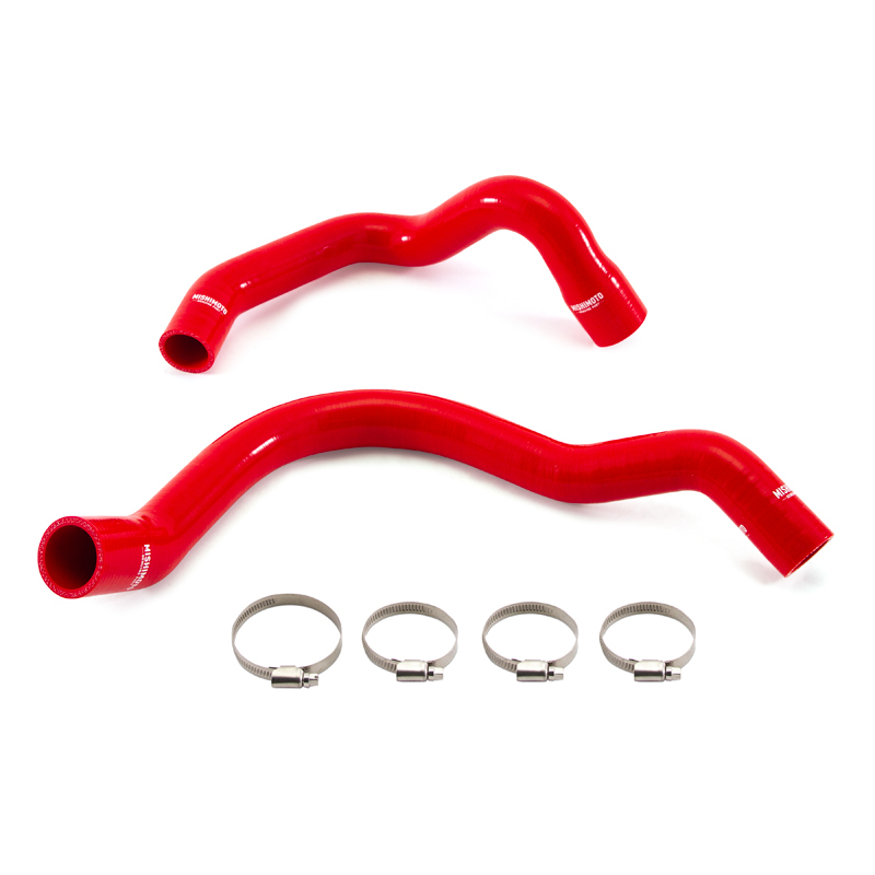 Jeep Cherokee XJ Radiator Hose Kit - Mishimoto - Silicone - Red - `91-`01