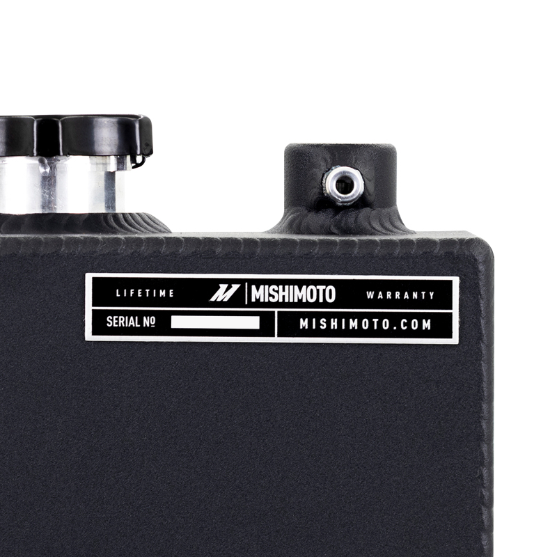 Jeep Wrangler Coolant Reservoir - Mishimoto - TIG-welded Aluminum Expansion Tank - Black - `18-`27