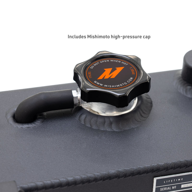 Jeep Wrangler Coolant Reservoir - Mishimoto - TIG-welded Aluminum Expansion Tank - Black - `18-`27