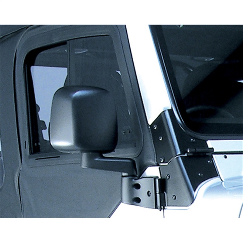 Jeep Wrangler Door Mirror - Right - OMIX - OE Style - Black - `03-`06