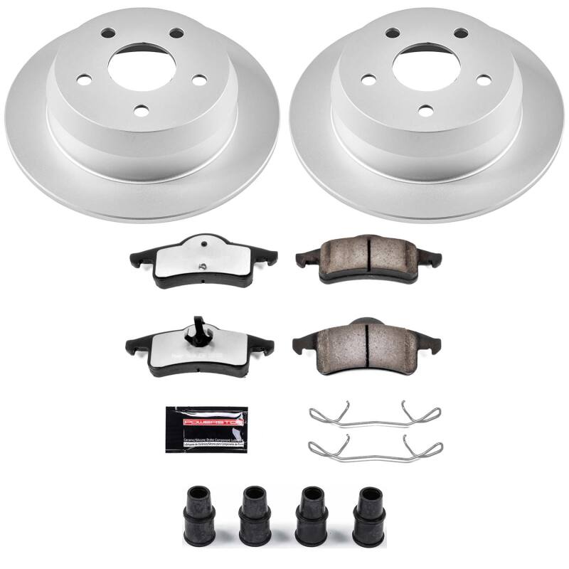 Jeep Grand Cherokee Brake Kit - Rear - PowerStop - Z36 Coated Truck & Tow - `99-`04