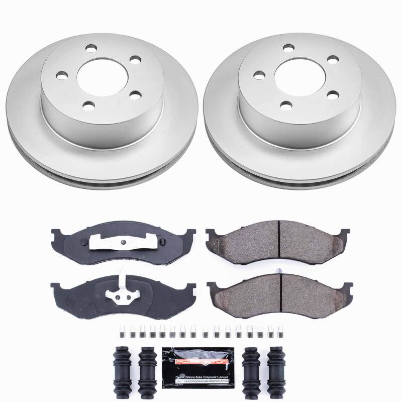 Jeep Cherokee Brake Kit - Front - PowerStop - Z23 Coated - `99-`01