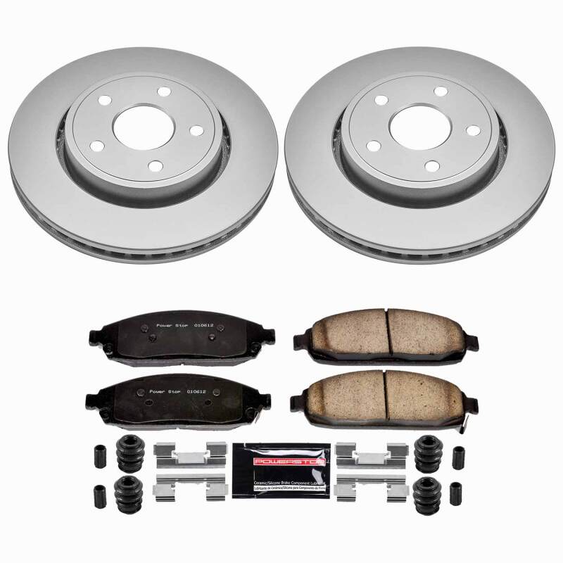 Jeep Commander Brake Kit - Front - PowerStop - Z23 Coated - `06-`10