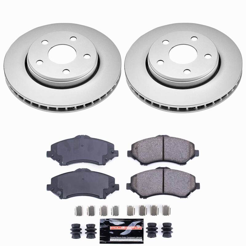 Jeep Wrangler Brake Kit - Front - PowerStop - Z23 Evolution Coated - `07-`17