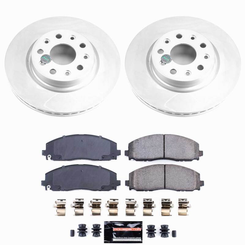 Jeep Wrangler Brake Kit - Front - PowerStop - Z23 Coated - `18-`25