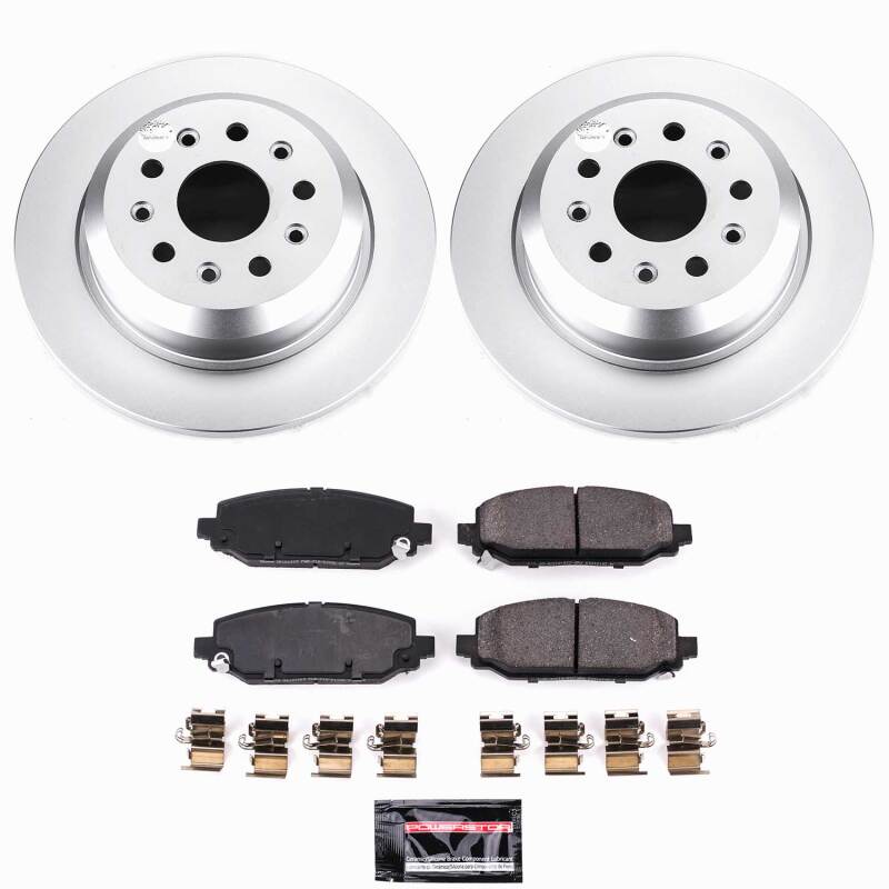 Jeep Wrangler Brake Kit - Rear - PowerStop - Z23 Coated - `18-`25