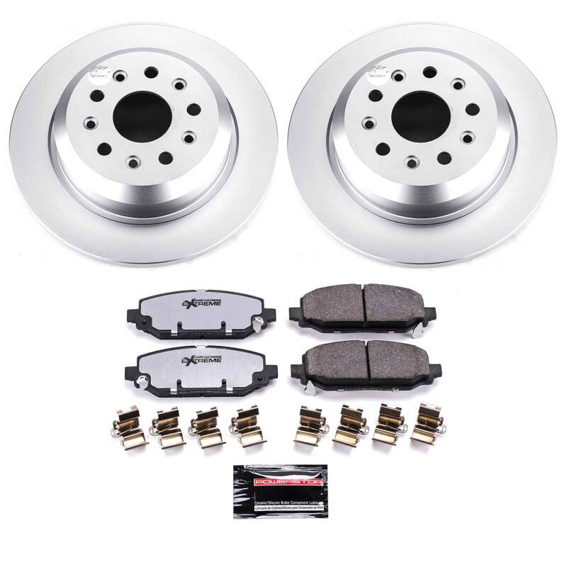 Jeep Wrangler Brake Kit - Rear - PowerStop - Z36 Coated Truck & Tow - `18-`25