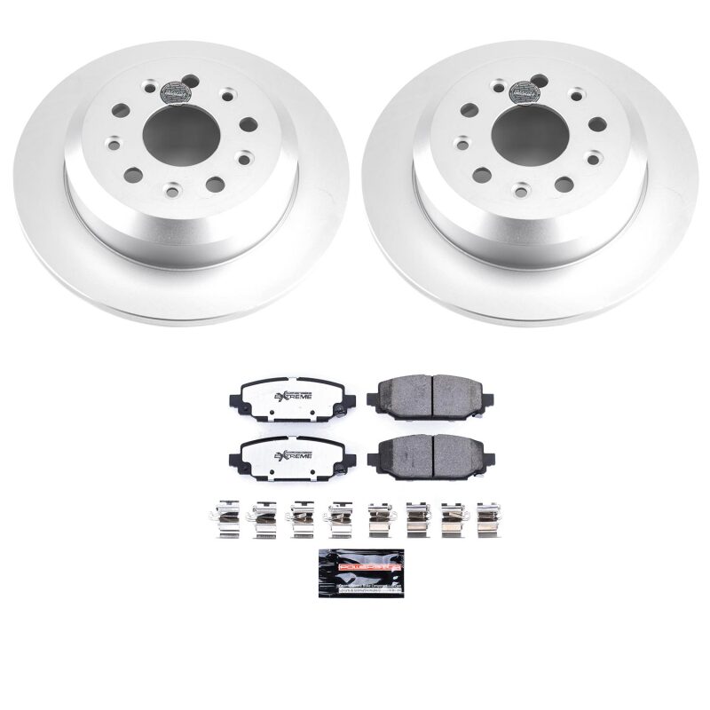 Jeep Wrangler Brake Kit - Rear - PowerStop - Z36 Coated Truck & Tow - `18-`25