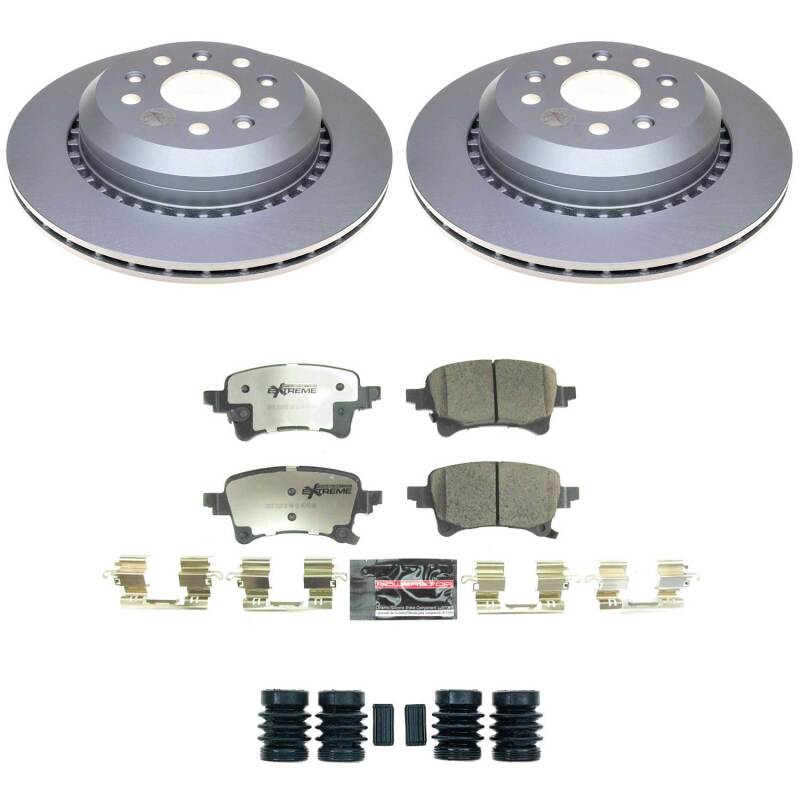 Jeep Gladiator Brake Kit - Rear - PowerStop - Z36 Coated Truck & Tow - `20-`25