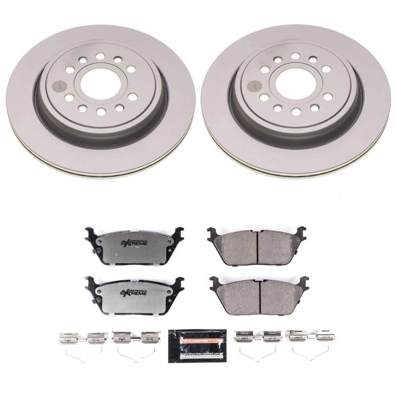Jeep Grand Wagoneer Brake Kit - Rear - PowerStop - Z36 Coated Truck & Tow - `22-`25