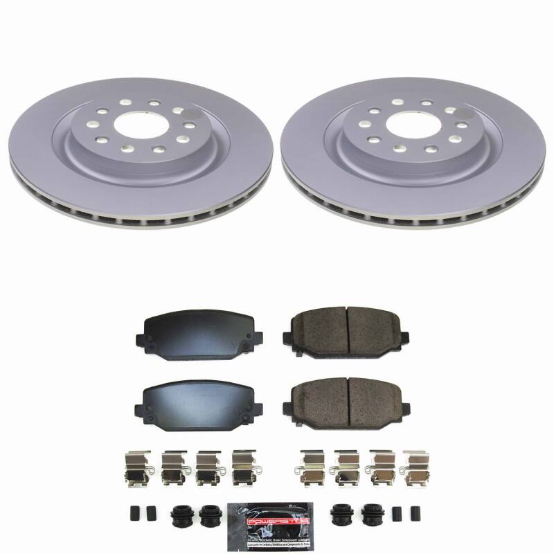 Jeep Grand Cherokee Brake Kit - Rear - PowerStop - Z23 Coated - `22-`25