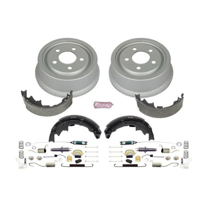 Jeep Wrangler Brake Drum Kit - Rear - PowerStop - Autospecialty - `01-`06
