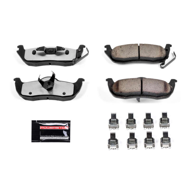 Jeep Commander Brake Pads - Rear - PowerStop - Z36 Truck & Tow Carbon-Fiber Ceramic - `06-`10