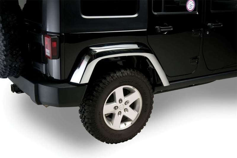 Jeep Wrangler Fender Flares - Putco - ABS Chrome - Chrome - `07-`18