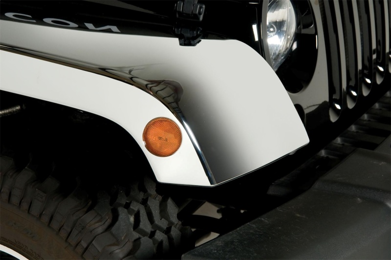 Jeep Wrangler Fender Flares - Putco - ABS Chrome - Chrome - `07-`18