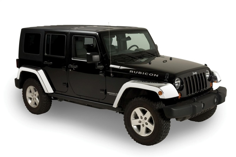 Jeep Wrangler Fender Flares - Putco - ABS Chrome - Chrome - `07-`18