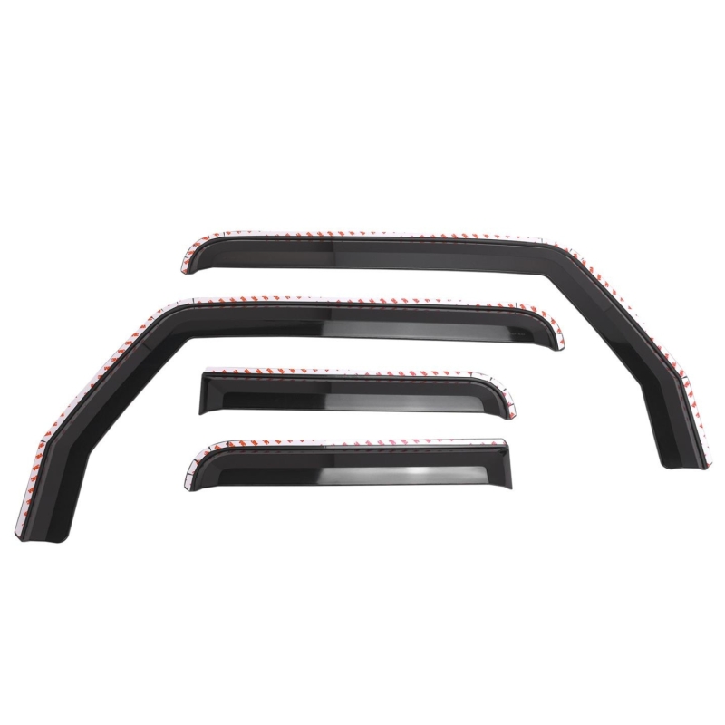 Jeep Wrangler Window Visors - Front + Rear - Putco - Element - Tinted - `18-`26